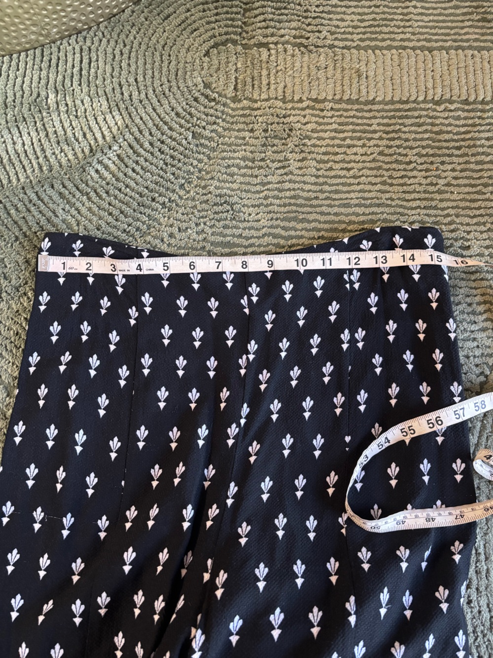 ANTHROPOLOGIE Black Floral Wide Leg Pants - Picture 8 of 15